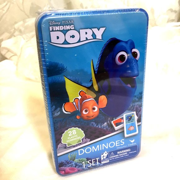 Finding Dory Dominoes  Disney Pixar Metal Tin NOS -  NWT - Picture 8 of 8